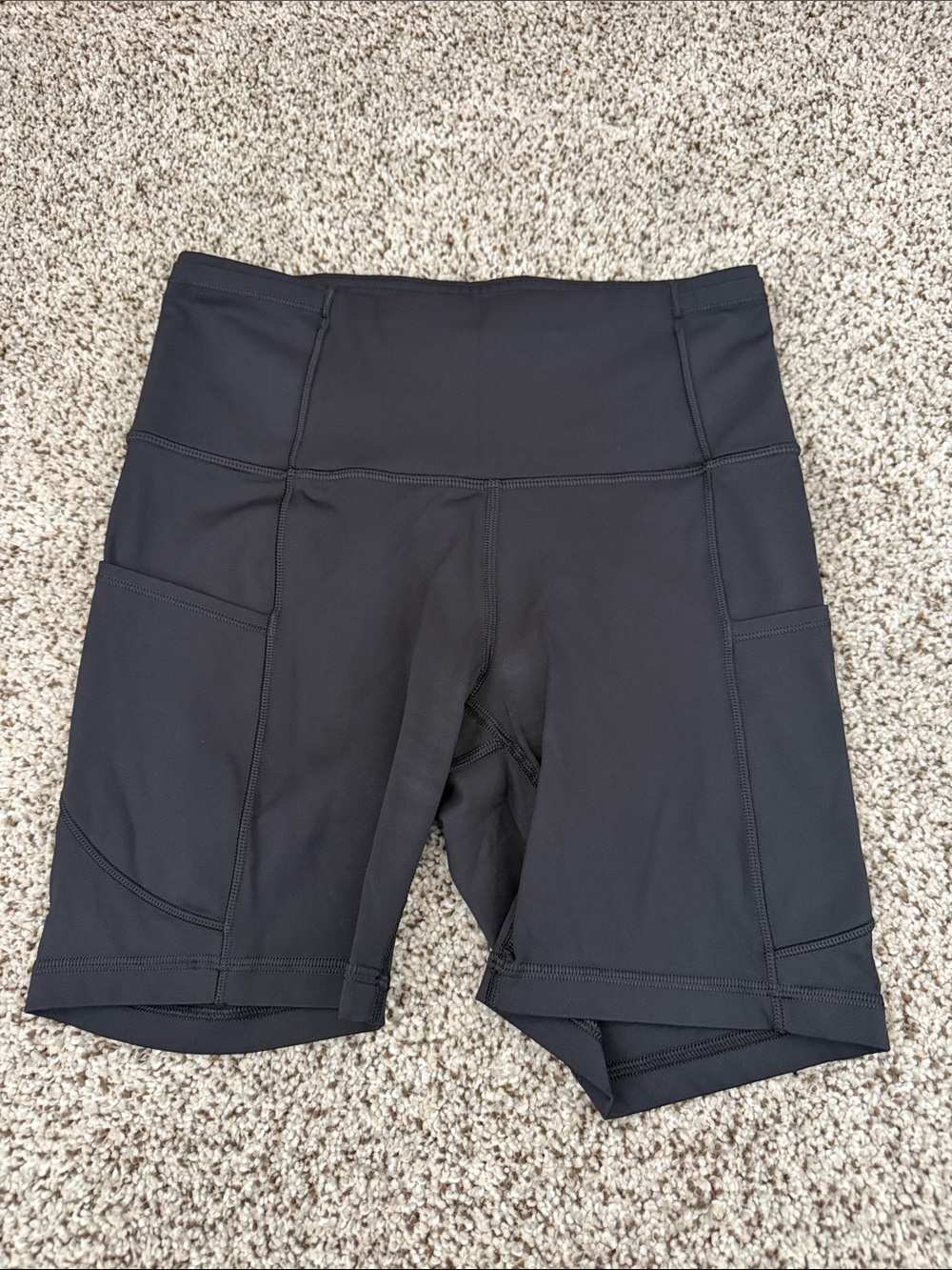Lululemon Fast and Free High-Waist Black Women’s Performance Bike Shorts